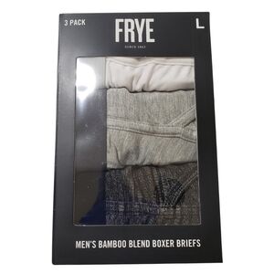 FRYE Men's Bamboo Blend Boxer Briefs with Fly NWT